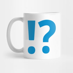 Exclamation Question Marks Symbols Emoticon Mug